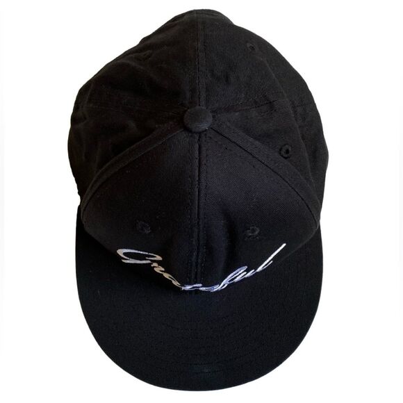 KB Ethos Grateful Embroidered Black Snapback Cotton Baseball Hat Cap - Picture 3 of 12